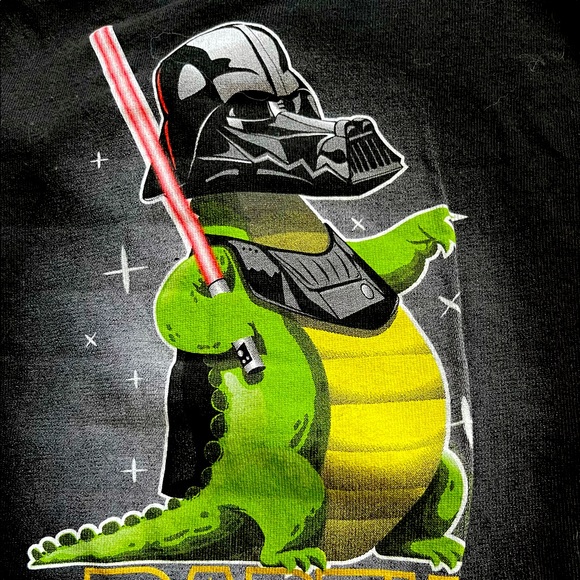 mens black Star Wars spoof tee - Picture 2 of 5